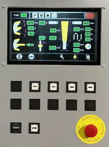 Panel de control con pantalla a color de la ELITE modelo GBT 851