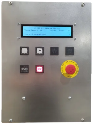 User-friendly control panel of the cooling and filtration system ELITE model FILTRAmaq PRO